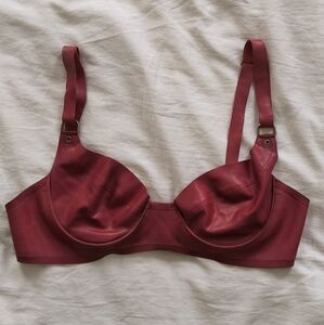 Red Latex Cup Bra